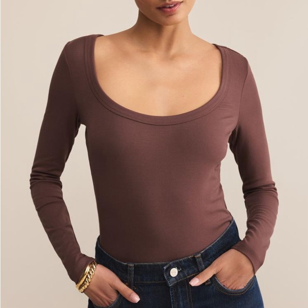 Z Supply SECOND SKIN SCOOP NECK TOP